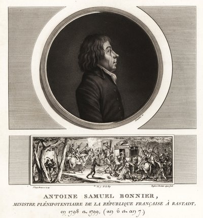 Antoine Samuel Bonnier, bevollmächtigter Minister der Französischen Republik von Unbekannt