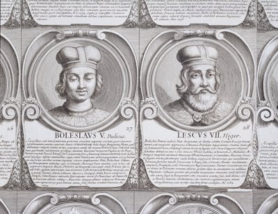 Boleslaw V, der Keusche, und Leszek II, der Schwarze, Nr. 27 und 28 aus 
