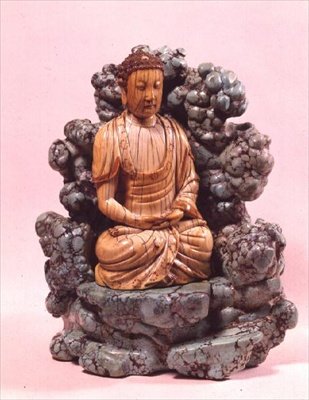 Buddha auf einem Thron aus Türkis-Matrix, Ming-Dynastie von Unbekannt