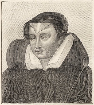 Katharina von Medici (Gravur) von Unbekannter Künstler