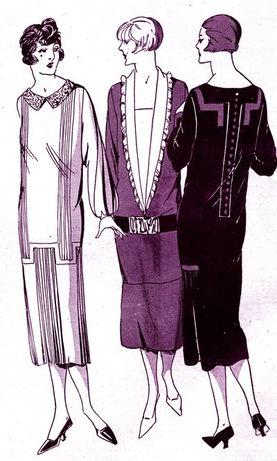 Mode: Kleider im Mai 1925 von Unbekannter Künstler
