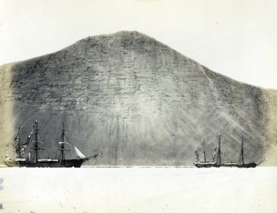 Fast vom Eisberg, unter Kap Prescott, Franklin Pierce Bay, Kanada von Unbekannter Künstler