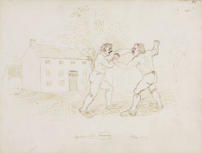 Kampf, Northumberland, ca. 1805-1820 von Unbekannt