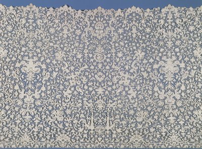 Volant aus Guipure-Spitze, Französisch, ca. 1700 von Unbekannt
