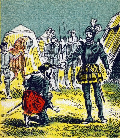 Francois I. Ritterwaffe von Bayard am 15. September von Unbekannt