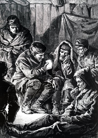 John Richardson während einer Franklin-Überland-Arktisexpedition von Unbekannt