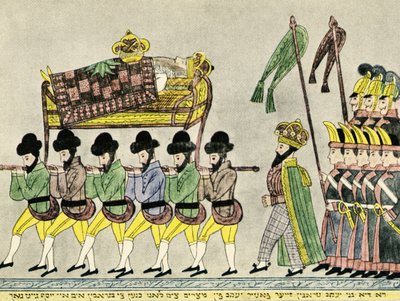 Josephs Brüder tragen Jakob aus Ägypten - Bibel von Unbekannter Künstler