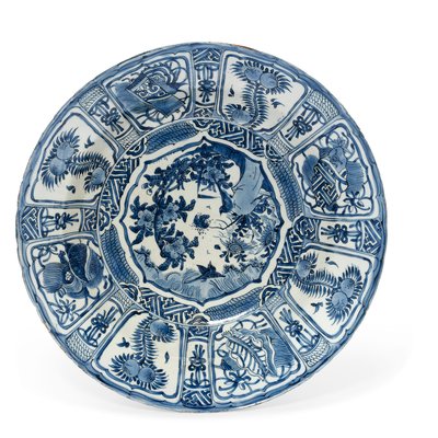 Große "kraak porselein" Schale, Wanli-Periode, 1573-1619 von Unbekannt
