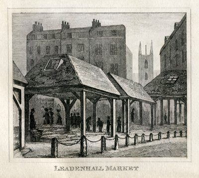 Leadenhall-Markt von Unbekannt