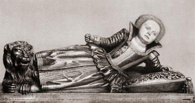 Maria von England, Schottland und Irland, von ihrem Grab in der Westminster Abbey, aus 
