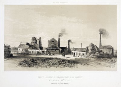 Bergbau, Kohle De la Cossette Kohlenbergbaugesellschaft, Belgien von Unbekannt