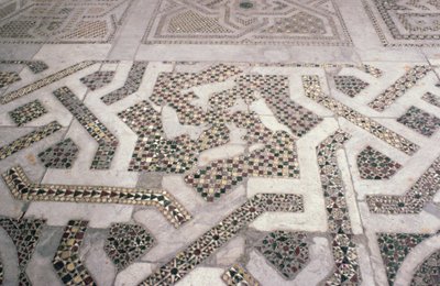 Mosaikboden in der Kathedrale von Monreale, Sizilien von Unbekannt
