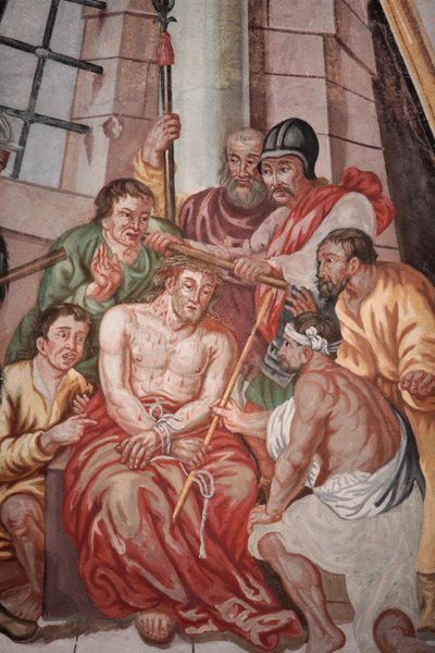 Unsere Liebe Frau von der Himmelfahrt Kirche. Dornenkrone Jesu. Cordon, Frankreich von Unbekannt