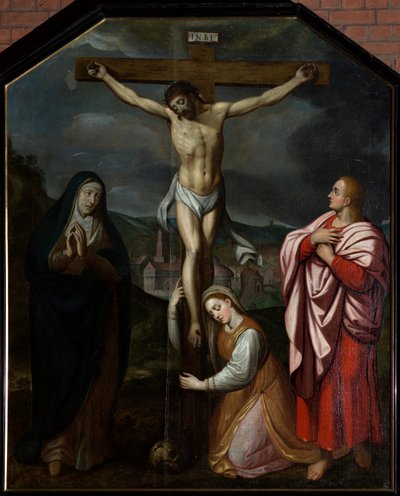 Pfarrkirche Sint-Martinus. Die Kreuzung. 17. Jahrhundert von Unbekannter Künstler