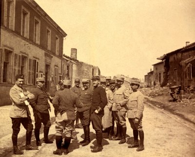 Fotografie aus einem persönlichen Album eines Infanterieleutnants während der ersten Monate des Ersten Weltkriegs von Unbekannt