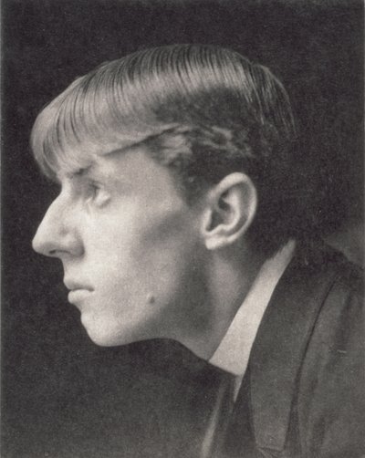 Porträt von Aubrey Beardsley (1872-98) von Frederick Evans (1853-1943) von Unbekannt