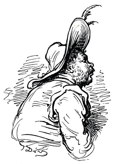 Porträt von Sancho Panza von Unbekannter Künstler