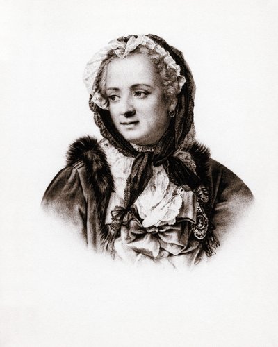 Porträt der Königin von Frankreich Marie Lescszinska, Königin von Frankreich (Leczinska, Lescszinka oder Leszinka) von Unbekannter Künstler