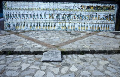 Keramikmalerei, Parco Nazionale del Cilento e Vallo di Diano, Salerno, Kampanien, Italien von Unbekannt