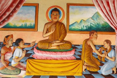 Leben des Buddha, Siem Reap, Kambodscha von Unbekannt