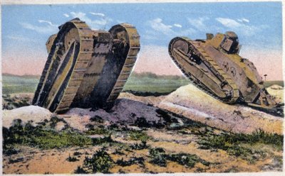 Renault-Panzer, ca. 1910 von Unbekannter Künstler