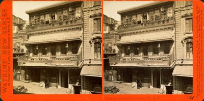 Chinesisches Restaurant in SF von Unbekannt