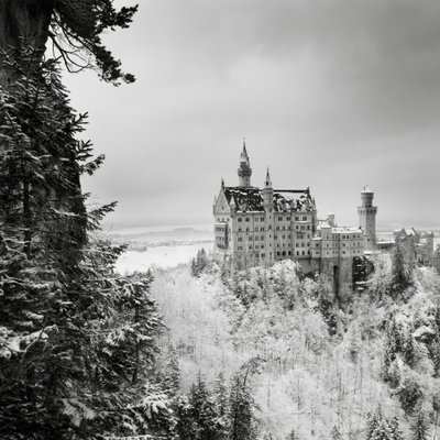 Schloss Neuschwanstein, Füssen, Deutschland von Leopold Blonder