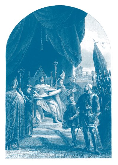 Unterzeichnung der Magna Carta von Unbekannter Künstler