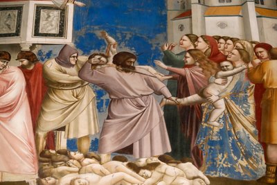 Die Scrovegni-Kapelle. Fresko von Giotto von Unbekannter Künstler