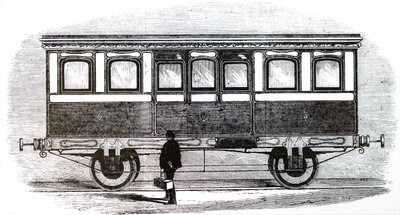 Das Äußere der königlichen Kutsche von Königin Victoria und Prinz Albert von Unbekannt