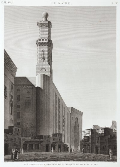 Die Moschee des Sultan Hassan, Kairo, Ägypten, ca. 1798 von Unbekannt