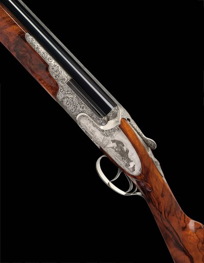 Torcoli und Ferrante-gravierte 12-Bore "Gullwing" Over-and-Under Sidelock Ejector Gun von Flli. Bertuzzi von Unbekannt