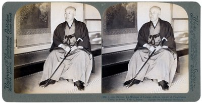 Graf Okuma, ehemaliger Außenminister, Führer der Fortschrittspartei, Tokio, Japan, 1904 von Underwood and Underwood
