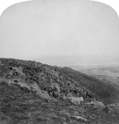 Südhang von Spion Kop, Südafrika, Burenkrieg, 1901 von Underwood and Underwood