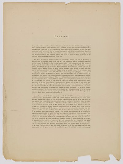 Vorwort zu "The Royal Gallery of British Art" von Unidentified