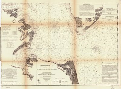 Chesapeake Bay. Blatt 6, vom Mund des York River bis zum Eingang der Bucht von United States Coast Survey