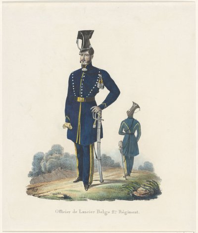 Belgischer Lanzenreiter, 1830 von Unknown