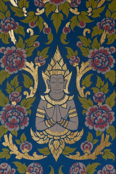 Wat Ampharam, Hua Hin. Tempeldekoration. Thailand. von Unknown