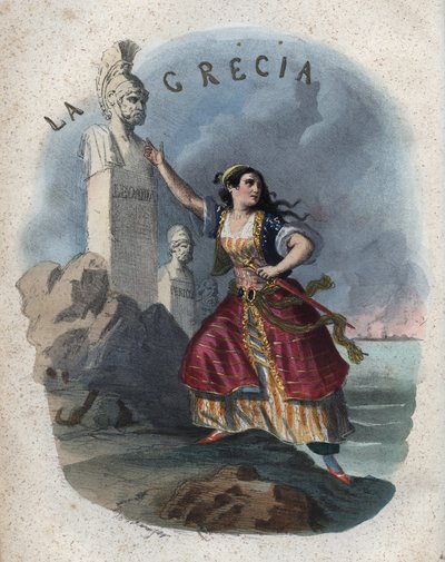 Allegorie von Griechenland von Unknown artist