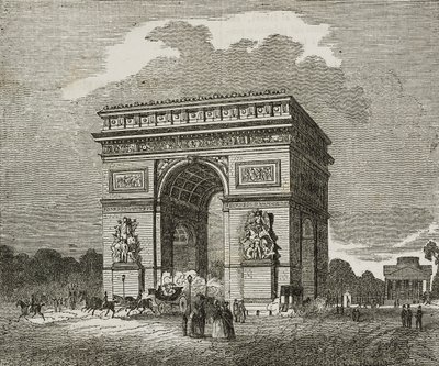 Triumphbogen, Paris, Frankreich von Unknown artist
