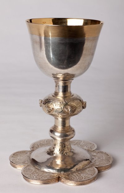 Kelch des Kaplans Georges Coquere. Gold- und Silberschmiedekunst von Unknown artist