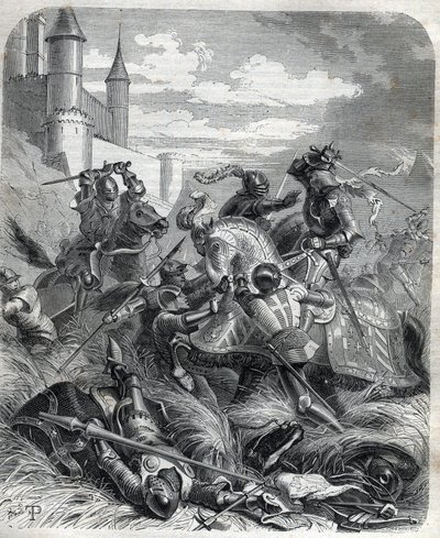 Karl III., bekannt als Karl von Duras (Durazzo), König von Neapel, betrat Neapel mit Hilfe des Volkes am 16. Juli von Unknown artist
