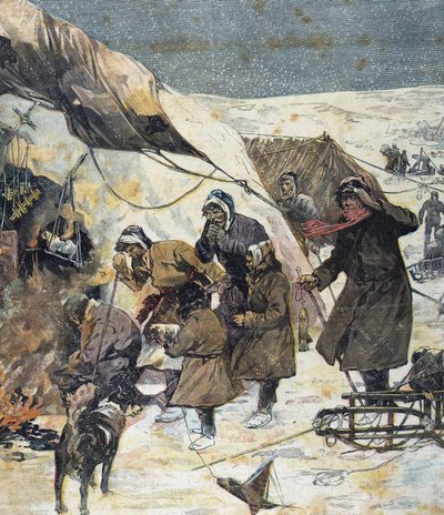 Weihnachten in Grönland 1903 von Unknown Artist