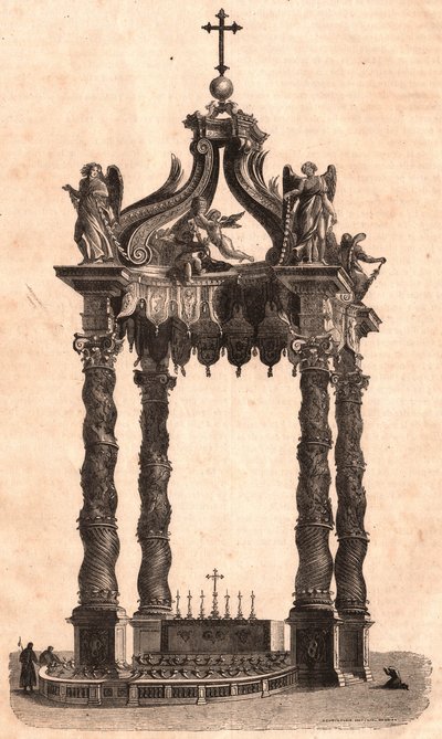 Ziborium in Sankt Peter in Rom, Italien von Unknown