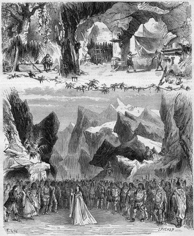Komische Oper „Robinson Crusoe“ von Eugene Cormon (Pierre Etienne Piestre) von Unknown artist