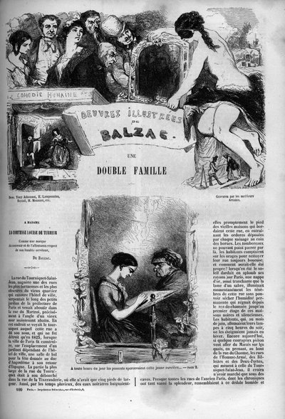 Titelblatt des Romans „Eine doppelte Familie“ von Unknown artist