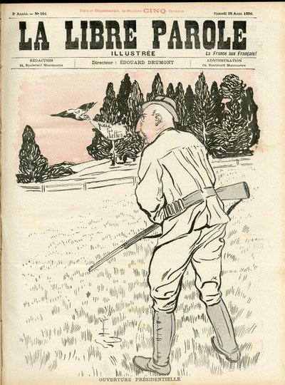 Titelblatt von "La Libre parole illustrée" von Unknown Artist