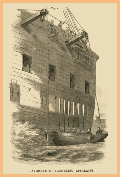 Davidons Boot-Absenkvorrichtung von Unknown Artist