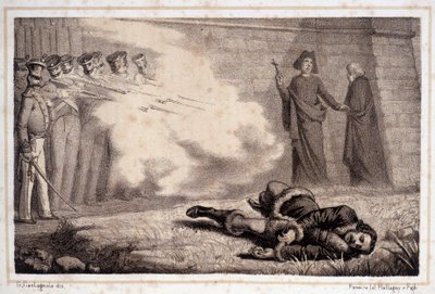 Tod von Murat (1767 - 1815) - in „Storia d