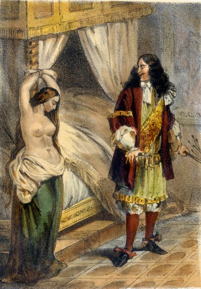 Donatien Alphonse Francois de Sade (1740-1814), besser bekannt als Marquis de Sade. Gravur aus dem frühen 19. Jahrhundert von Unknown artist